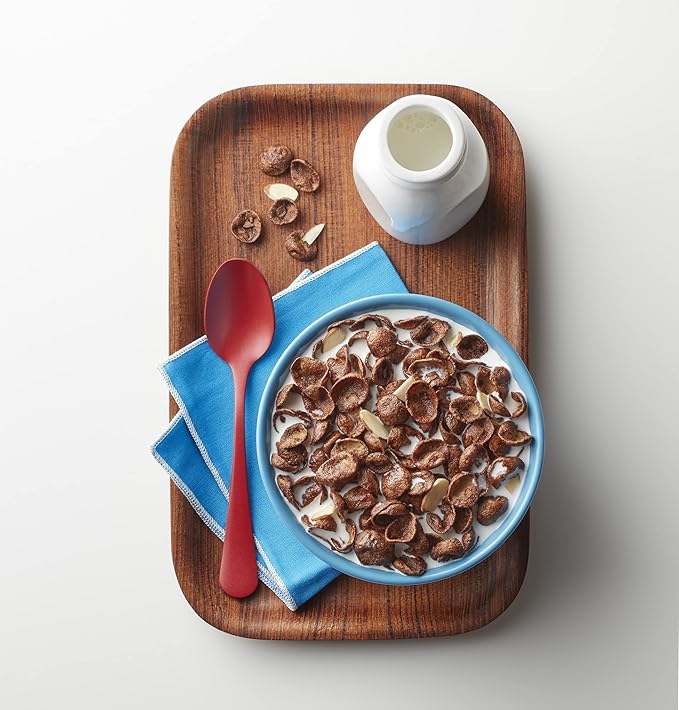Premier Protein Chocolate Almond Cereal, Chocolatey Protein Cereal Flakes with Sliced Almonds, Contains 20g of Protein Per Serving, 9 OZ Box