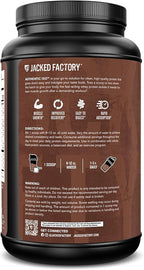 Jacked Factory Authentic ISO Whey Protein Isolate Powder - Low Carb, Non-GMO Muscle Building Protein w/No Fillers, Post Workout Recovery - 30 Servings, Chocolate