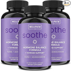 Soothe Hormone Balance for Women + Thyroid Support for Women (3-Pack) | Cortisol Manager, Mood Support, & Metabolism Booster | Adrenal Support | Rhodiola, Selenium, Iodine | Adaptogens, 180 ct
