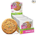 Lenny & Larry's Complete Protein Cookie, [Birthday Cake], Chewy Soft Baked, 16g Plant Protein, Vegan, Non-GMO, High Fiber, [4 Ounce] Cookie (Pack of 12)
