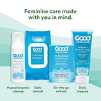Good Clean Love Ultra Sensitive Foaming pH-Balanced Feminine Wash, Gentle Vaginal Cleanser for Women with Natural Ingredients, Water-Based, Soothing Intimate Feminine Care, 5 Oz (2-Pack)