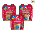 Atkins Strong High Protein Shake, Café Latte Flavored, 30g Protein, 7g Prebiotic Fiber, 1g Sugar, Muscle and Gut Health Support, GLP-1 Support, Low Carb and Low Sugar Coffee Protein Shake, Keto Friendly, 12 Count