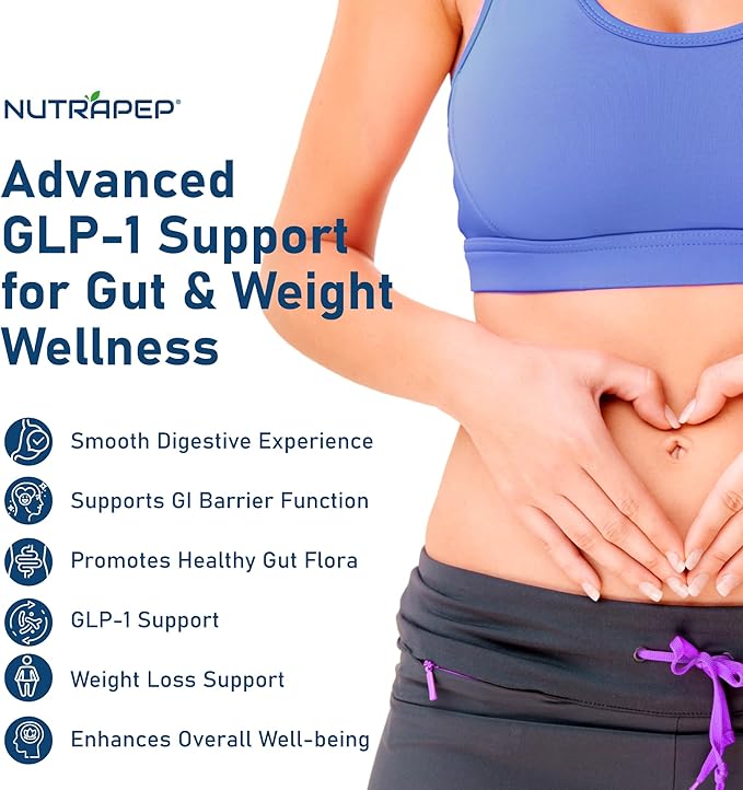 GLP-1 Support Weight Loss Support Probiotic Prebiotics Capsule Supplement - Akkermansia XOS Clostridium Bifidobacterium - GLP1 Support Gut Abdominal Digestive Support for Men Women