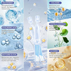 30 Pcs 5% Hyaluronic Acid Serum Ultra-Hydrating Vials, Hyaluronic Acid Tubes, Wake Nature Perfection Hylunaric Acid Serum, Single-Use Ultra-Hydrating Essence for Face