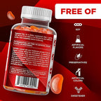 Vitamatic Sugar Free Vitamin A 25000 IU Gummies (Retinyl Palmitate) - Natural Strawberry Flavor - 120 Pectin Based Gummies (2 Bottles)