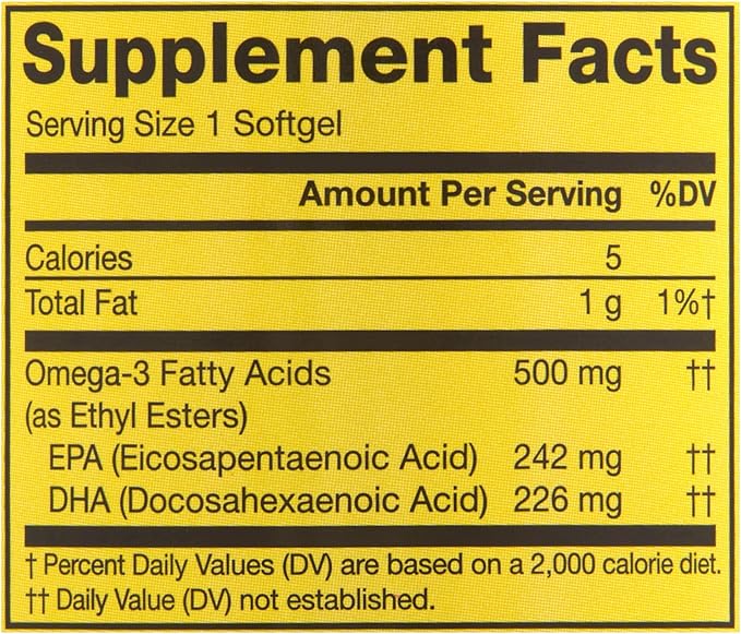 Spring Valley Omega-3 from Fish Oil 500 mg 120 Count, SoftGels, General & Heart Health Dietary Supplement Bundle with Luall's 45 Diabetes Decoded