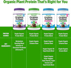Orgain Organic Protein + Metabolism Blend Powder, Chocolate Fudge - 21g Plant Protein, 5g Prebiotic Fiber, No Lactose Ingredients, Low Sugar, Non-GMO, for Shakes & Smoothies, 1.71 lb