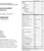 TRU Plant Based Protein Powder, BCAA, EAA, 20g Vegan Brown Rice & Pea Protein, 100 Calories, 27 Vitamins, No Artificial Flavors 25 Servings (Peanut Butter Banana Cupcake)