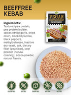 Creative Pea Vegan Variety Pack | Plant-Based Burger, Nuggets, Fish Sticks & Kebab Mix | High-Protein Shelf-Stable Meal Kit | Just Add Water & Oil | Gluten-Free | 4 x 65g