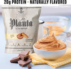 Ambrosia Planta - Plant-Based Protein Powder 20g | Dairy Free Vegan Protein Powder with BCAA Amino Acids | Keto-Friendly, No Added Sugar | 25 Servings | Peanut Butter Cup