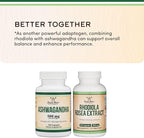 Ashwagandha Capsules, 120 Count (500mg Extract 20:1 Potency) Adaptogen Stress Relief by Double Wood