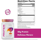 FoxyFit Protein for Her, Caramel Mocha Whey Protein Powder with CLA and Biotin for a Healthy Glow (1.85 lbs)