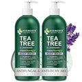 Tea Tree Lavender Body Wash MaxTherapy, Itchy Skin Relief, Antifungal Defense, Fights Body Odor, Soothes Jock Itch & Athlete's Foot, Intimate Wash, Men & Women, 2-Pack, Limited Edition
