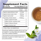 Numi Organic De Stress Herbal Tea – 48 Herbal Tea Bags – Caffeine Free Blend with Spearmint Passionflower Lemon Verbena Lemon Balm Hibiscus & Licorice for Relaxation & Calm