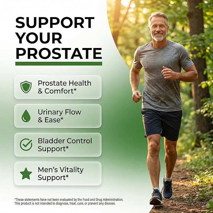 AndroFlow Saw Palmetto and Pumpkin Seed Oil Prostate Health Supplements for Men Pygeum Beta Sitosterol Lycopene Boron Zinc Selenium DIM Stinging Nettle Vitamin D, 60 Gummy Supplements By Clean Nutra