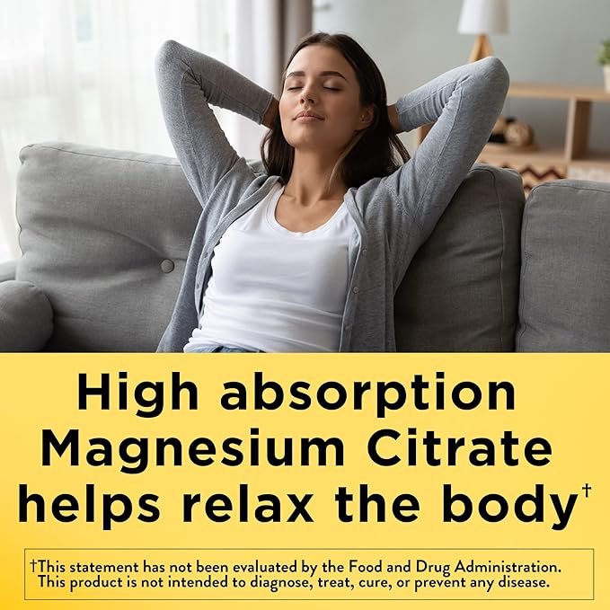 Nature Made High Absorption Magnesium Citrate 200 mg per Serving, Magnesium-Supplement for Muscle, Nerve, Bone and Heart Support, 90 Magnesium Gummies, 45 Day Supply,(Pack of 2)