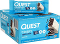 Quest Nutrition Crispy Cookies & Cream Hero Protein Bar, 18g Protein, 1g Sugar, 3g Net Carb, Gluten Free, Protein Snack, Keto Friendly, 12 Count