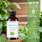 Majestic Pure Peppermint Essential Oil - 100% Pure Peppermint Oil for Aromatherapy, Massage & Topical Uses, Perfect for Diffuser & Essential Oil Diffuser - 0.3 fl. oz