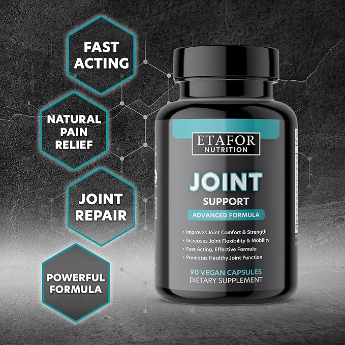 Joint Support Supplement - Joint Health Supplement with Glucosamine, Boswellia Serrata, Turmeric and Black Pepper Extract