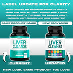 Liver Cleanse Detox & Repair 27 in 1 Formula - Milk Thistle, Dandelion Root, Turmeric, Artichoke Extract & More - Liver Detox Support Supplement - 3rd Party Tested, Vegan Safe & USA Made (60 Count)