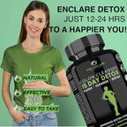THE ENCLARE NUTRITION Colon Cleanse 15 Day Gut Cleanse Pills - Colon Cleanser for Women & Men - Psyllium Probiotic Laxatives for Constipation, Bloating Relief, Detox Cleanse Weight Loss Support (1)