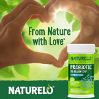 NATURELO Probiotics for Digestive Health - 50 Billion CFU, 11 Strains, Daily Use Supplement - Boosts Immune System, Delayed Release, No-Fridge, 60 Vegetarian Capsules (Pack of 2)