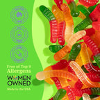 Albanese Candy, Mini Assorted Fruit Gummi Worms, 5-pound Bag