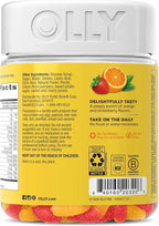 OLLY Kids Multivitamin Gummy Worms, Overall Health and Immune Support, Vitamins and Minerals A, C, D, E, Bs and Zinc, Kids Chewable Supplement, Sour Fruit Punch, 45 Day Supply - 100 Count