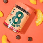8Greens, Daily Greens Peach Gummies, 50 Count