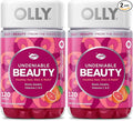 OLLY Undeniable Beauty Gummy, for Healthy Hair, Skin & Nails,* Biotin, Vitamins C & E, Keratin, Chewable Supplement, Grapefruit Flavored, 60 Day Supply -, 120 Count (Pack of 2)