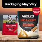Nutri-Vet Hip & Joint Biscuits, Dog Joint Supplement, Dog Treat, Small Sized Biscuit with 166mg Glucosamine, Puppy Supplements, Tasty Glucosamine Treat, Puppy Essentials, 16 oz Bag