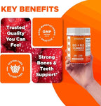 Vitamatic Vitamin D3 K2 with Calcium Gummies - 240 Count - Non-GMO, Gluten Free