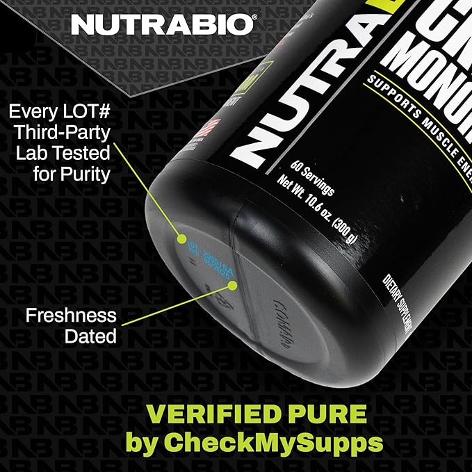 NutraBio 100% Whey Protein Isolate Powder, 25g with Complete Amino Acid Profile, Soy and Gluten Free, Low Carb and Low Calorie, Strawberry Ice Cream, 5 Lbs
