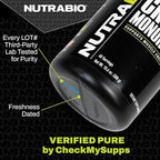 NutraBio 100% Whey Protein Isolate Powder, 25g with Complete Amino Acid Profile, Soy and Gluten Free, Low Carb and Low Calorie, Strawberry Ice Cream, 5 Lbs