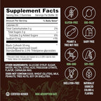YUM-V'S Strong Earth Black Cohosh Root 50mg (60 Count) - Natural Extract Menopause Supplements Night Sweats & Hot Flashes for Women