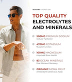 Instant Hydration Electrolytes Powder Packets - Mango Pineapple Drink Mix - Zero Sugar - Keto, Vegan, Gluten-Free, Non-GMO - Boost Recovery, Brain Health, Muscle & Tissue Support- 30 Sticks