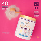 Purple & Multi Collagen Peptides Protein Powder | Clinically Proven | Liposomal Technology & Anthocyanins, Advanced with 18 Amino Acids, High Absorption Formula, 40 Servings 20.3oz