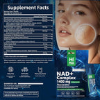 1400mg NAD+ Liquid Supplement for Anti Aging and Cell Regeneration, Premium Alternative Liposomal, Nicotinamide Riboside with Resveratrol, PQQ & CoQ10 - Advanced Cellular Energy, 20 Pack