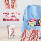 BioSwiss Bandages, Bacon Shaped Self Adhesive Bandage Set, Latex Free, Sterile Wound Care, 50 Count