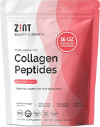 Zint Collagen Peptides Powder: Paleo & Keto Certified - Granulated Collagen Hydrolysate Types I & III for Enhanced Absorption - Enzymatically Hydrolyzed Protein for Women & Men, 16 oz