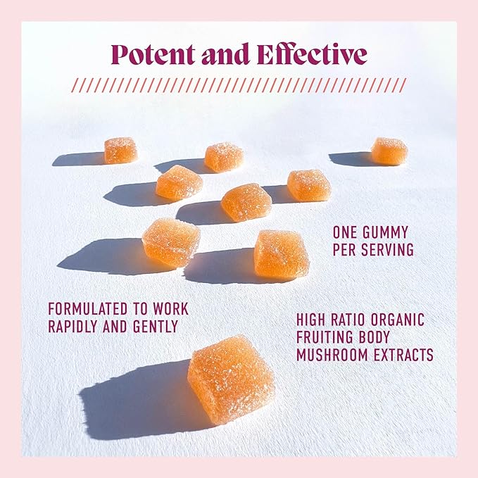Microjoy Concentrate Gummies – Focus, Memory, Brain Health & Mood Support Supplement – Vegan, Non-GMO, Gluten-Free - Lemon Flavor (30 Servings)