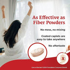 FiberCon Fiber Therapy Coated Caplets, Safe, Simple & Comfortable Insoluble Fiber Product for Bowel Irregularity, Occasional Constipation Relief With No Gas or Bloating, 140 Caplets