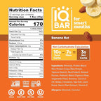 IQBAR Clean Plant Protein Bars - Banana Nut - 36 Count - Keto, Vegan, High Fiber, Gluten and Dairy Free, Low Sugar Snack - Brain and Body Nutrients for Focus, Energy, Meal Replacement
