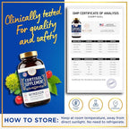 15-IN-1 Cortisol Supplements for Women & Men - Cortisol Reducer, Manager with Ashwagandha, Acerola, L-Tyrosine, Vitamin C, B6 - Mood, Stress Relief, Restful Sleep Support - 60 Capsules, 60-Day Supply