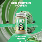 Underground Bio Labs Panda Fuel Premium Protein Whey,Hydrolyzed Collagen,Casein,Probiotics, Enzymes, Keto Friendly,Time Release, 25 Servings (2.5 Pound, Mint Chocolate Ice Cream)