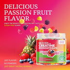 Creatine Monohydrate Gummies 5000mg for Men & Women, Chewables Creatine Monohydrate for Muscle Strength, Muscle Builder, Energy Boost, Pre-Workout Supplement(120 Count)