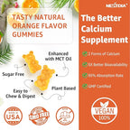 Calcium Gummies with Turmeric for Women & Men - Calcium 1200mg with Vitamin D3 K2 B12 5000 IU & Zinc, Suger-Free Calcium Supplement for Bone, Muscle Strength & Immune Support - Vegan(120 Count)