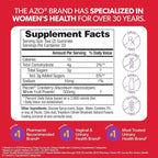 AZO Cranberry Urinary Tract Health Gummies Dietary Supplement 2 Gummies = Glass Cranberry Juice Helps Cleanse Protect Natural Berrylicious Flavor Gummies, Non-GMO, 40 Count