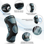 NEENCA Professional Knee Brace for Women/Men, Knee Support with Patella Pad & Side Stabilizers, Compression Knee Sleeve for Knee Joint Pain, Meniscus Tear, ACL, PCL, Runner, Workout