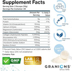 Granions Glucosamine Chondroitin MSM Complex Powder – Joint Supplements for Men and Women - Chondrosteo, Hydrolyzed Marine Collagen Peptides, Pack of 2 – Wild Berry Flavor, 19.8oz